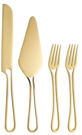 Weqizuerqi Set di taglia-formaggio, posate da cucina con manico ergonomico, in acciaio inox, accessorio da cucina, taglierina per dolci, formaggio, pane, accessori da cucina