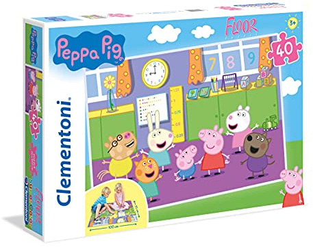Clementoni 25458, Peppa Pig Puzzle for children, 40 pieces