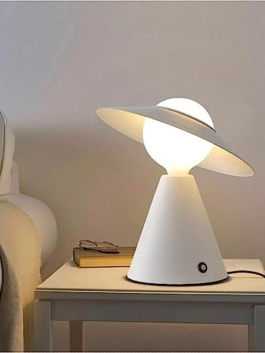 Kovalmax® Lampada da tavolo scrivania comodino lume porta lampadina e27 lumetto bianco