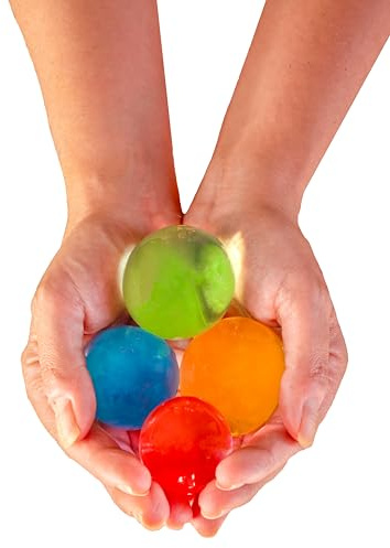 INPIAX Pack de 300 Perlas de Gel Gigantes, Bolas tamaño Grande XL, Distintos Colores para decoración del hogar, conservación de Plantas, Manualidades… Bolitas Que Aumentan de tamaño en el Agua