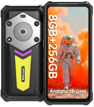 P2 Pro Rugged Phone 5G Unlocked, 20000mAh Android 14 Smartphone, 8GB+128GB, Octa-core CPU Mobile Phone, 32MP+48MP Quad Cameras, IP68 Waterproof Cell Phones, 6.78 FHD+120Hz Tough Screen w/Dual SIM