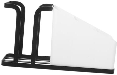 FUNOMOCYA Bolsa de té Caja Taza tomador Poseedor contenedor de Almacenamiento Soporte para bolsitas de té contenedor de bolsita de té Organizador de Bolsas de té Acero Carbono Negro