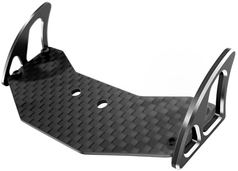 Aluminum Rear Body Wing Spoiler for RC Car for Losi Micro-B Durable CNC Upgrade Parts RC Car Accessories for Performance & Replacement (Black)