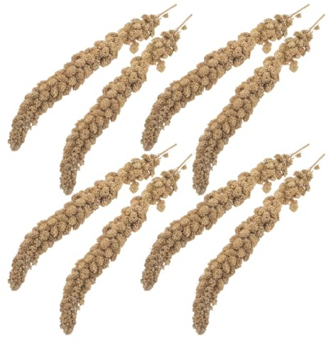 SUPVOX Hirse Leckerli für Ziervögel Natürlicher Vogelsnack 500g Getrocknete Hirse für Wellensittiche Papageien Nymphensittiche Unzertrennliche und Finken