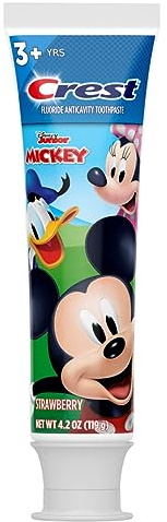 Crest Toothpaste 4.2 Ounce Kids Mickey Strawberry(124 milliliters) (2 Pack)