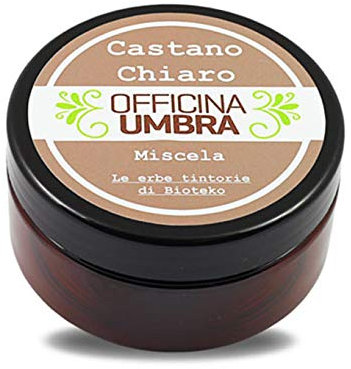 Officina Umbra Tinta vegetale in polvere colore castano chiaro
