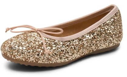 Bisgaard Mädchen Lucy Ballet Flat, Gold Glitter, 33 EU