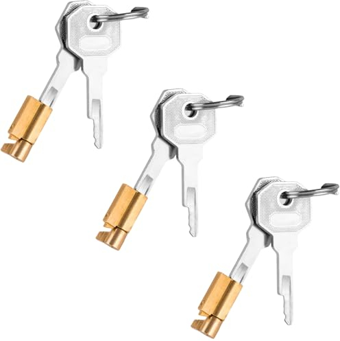 3 pezzi, serratura a chiave per porte, serratura per porte con chiavi, porte di serratura, bronzo, cintura di castità