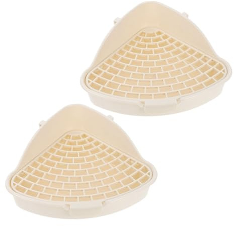 ibasenice 2 Pièces Boîte de Toilette pour Rongeurs pour et Cochons Toilettes Compactes et pour Cage Facile à Nettoyer et Économise de Espace