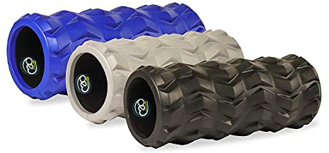 Fitness Mad Unisex's Tread EVA Foam Roller, Black, 32 x 13.5 cm