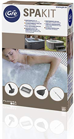 Gre KMSPA - Kit Limpiafondos para Spas hinchables o rígidos. para el Fondo y Superficie del SPA.