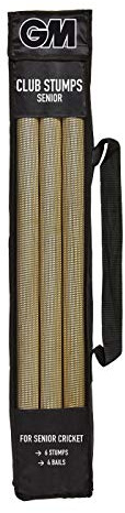 Gunn & Moore unisex GM cricket stumps, vit, herr
