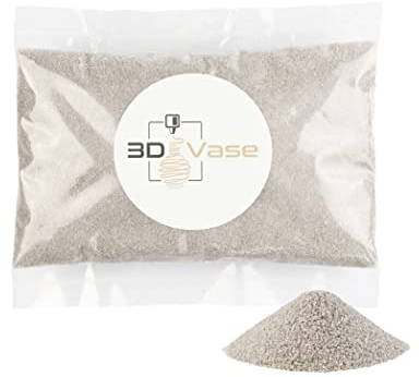 3D Vase Dekosand Farbsand in Grau 1 kg, 3 kg, 5 kg Deko Sand feinkörnig
