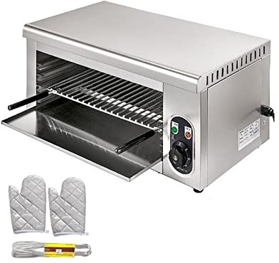 Elettrico Salamandra Forno 2KW Griglia Regolabile Elettrodomestico Da Cucina Griglia In Acciaio Inox for Pizza Arrosto Di Pollo Commerciale con la massima resistenza e durata