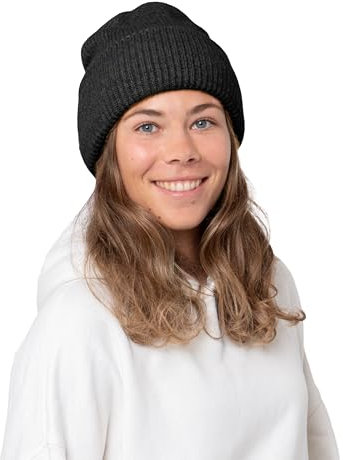 Occulto Damen Winter Mütze (Model: Emma) Schwarz