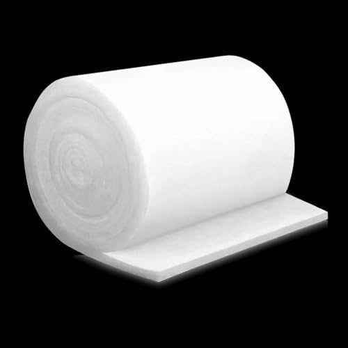 Ezitruz Filtro de algodón para acuario, alfombrilla de filtro de 2 mm de grosor, 50 cm x 70 cm, esponja de filtro para acuario, espuma de filtración bioquímica espesada para acuario (blanco)