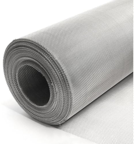 Griglia Intrecciata in Acciaio 304, Schermo Metallico con Foro 1mm, Rete Anti-Parassiti, Lamiera di Copertura per Scarico, Tessuto di Ventilazione per Cucina E Giardino