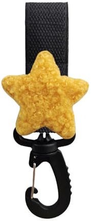 Ganchos para correa de bolsa de pañales con clip, gancho para carrito de mascotas, gancho para colgar bolsas de la compra, bolso ligero y portátil