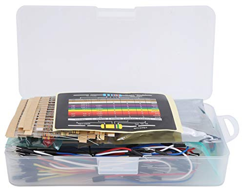 ANKROYU Basic Starter Kit DIY Module for Electronics Component Development Board with Power Module and Breadboard Jump Lines Suitable for DIY Enthusiasts and MCU Projects