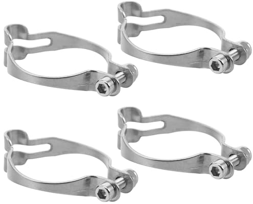 iplusmile Lot de 4 Clips Câbles Métalliques pour Vélo 286 MM Pinces de Fixation Robustes pour Gaines de Freins et Dérailleurs Clips de Gestion Câble Polyvalents pour Cyclisme et Entretien