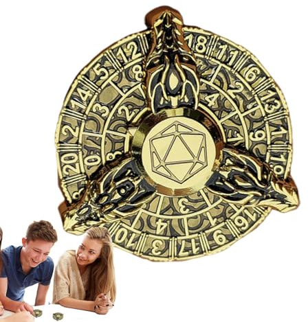 Tärningar, tärningsmynt | Cool Dragon tärningsset, fidget-leksaker, roulette spinner, rollspel, metall för bordsspel leksakstillbehör