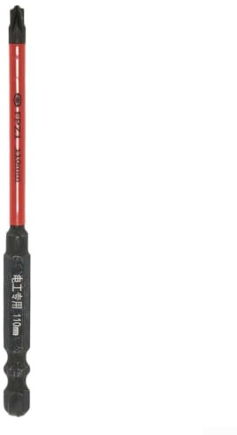 Slitsad korsskruvmejsel för elektriker, höghårdhet HRC63 legerat stål, färgkodat isolerat hölster, magnetisk spets för reparation av brytare, FPZ-serien (110 mm FPZ1)