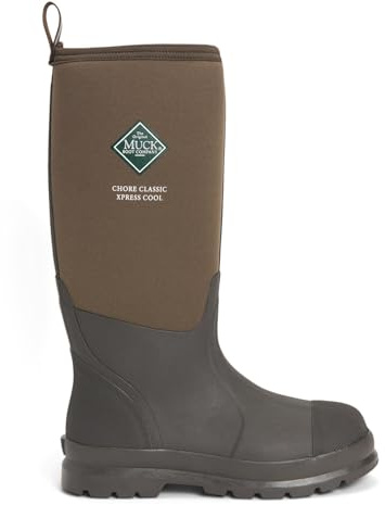 MUCK Men's Chore Classic XPRESSCOOL™ Tall Boot, Brown, Size 9(M)