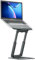 tounee Laptop Ständer Höhenverstellbar, Ergonomischer Computer Ständer, Adjustable Laptop Stand, Notebook Halterung Schreibtisch, Standing Desk Converter mit MacBook Pro, Laptops 10–17 Grau
