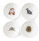 Wrendale Designs 6 Set of 4 Bowls by Royal Worcester