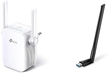 TP-Link RE305 - Repetidor WiFi AC1200, Doble Banda 5 GHz y 2.4 GHz, Amplificador y Extensor & Archer T3U Plus AC1300 - Adaptador Wi-Fi Dual Band 5GHz/2.4GHz, USB 3.0