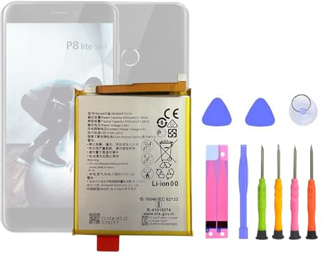 HIGHAKKU Ersatzakku Batterie HB366481ECW kompatibel mit Huawei P9 Lite & P10 Lite & P20 Lite & Honor 6C Pro & Honor 5C & Honor 9 Lite & P Smart with Tools