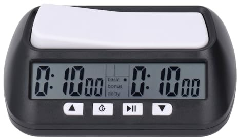 Orologio da Scacchi Multifunzione, Orologio da Scacchi Timer da Digitale Timer da Portatile da Professionale per Partita a Partita a