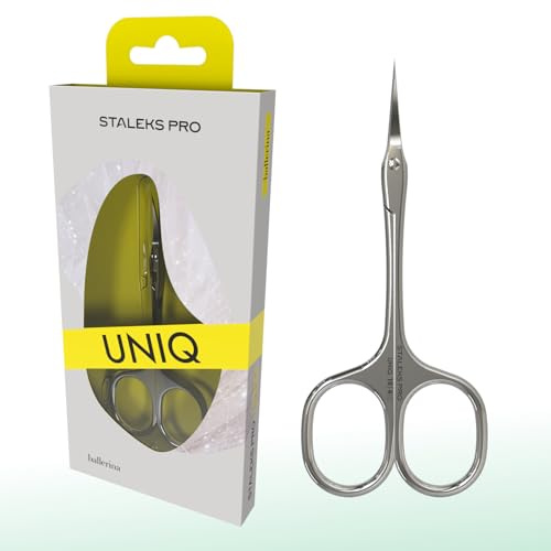 STALEKS PRO UNIQ Professional Cuticle Scissors “Ballerina” Uniq 10 Type 4 SQ 10/4