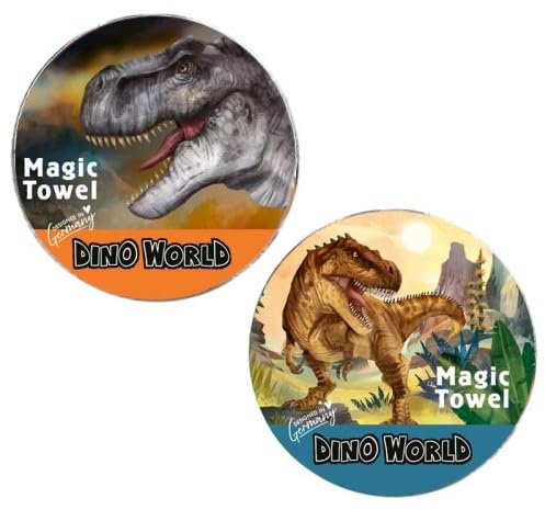 Depesche Dino World Magisches Handtuch