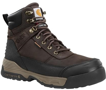 Carhartt Men's FX6393-M Force HD 6 Waterproof Insulated Composite Toe Work Boot, Dark Brown - 10.5 Wide