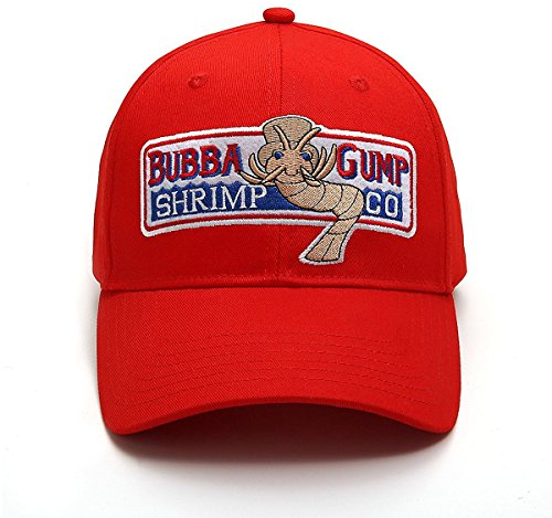 Himozoo Bubba Gump Baseball Cap Einstellbare Shrimp Co. Bestickte Wald Gump Kostüm Hüte
