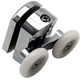 Shower Door Wheels | 23mm, or 25mm | Upper or Lower | Double Roller | ROLL033 (Upper Wheel (25mm))