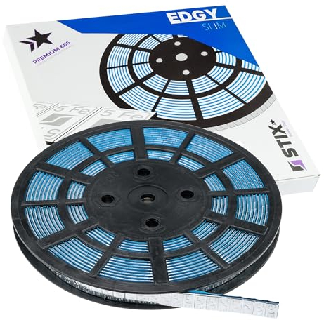 Stix Klebegewichte Edgy Slim Auswuchtgewichte Rolle 5kg 1000 x 5g verzinkt 3,5mm mit breitem Klebeband für Alufelgen PKW SUV Transporter