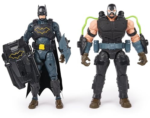 BATMAN DC Comics, Pack de Batalla Adventures, Conjunto de Figuras de acción de Bane, 14 Accesorios de Armadura, Juguete de superhéroe de 30 cm para niños y niñas