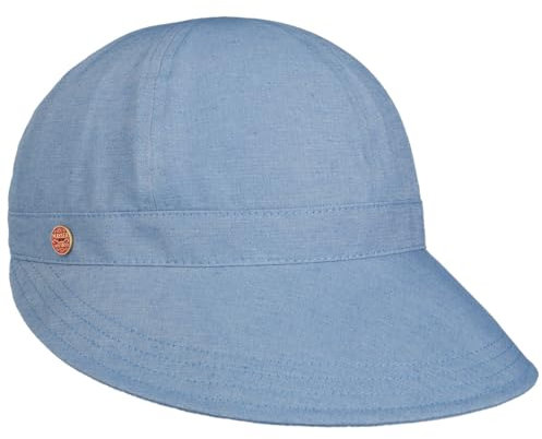 Mayser Amy Gomera Cap Visor UV-Schutz 80 Made in EU Damen Frühling Sommer blau One Size