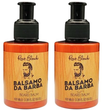 Balsamo da Barba, Trattamento Quotidiano Multitasking, Azione su Barba, Baffi e Cute, Formato da 100ml (2 Unità)