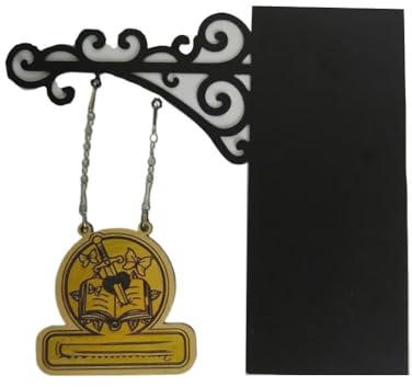Signes de taverne Book Nook – Étiquettes d'étagère de genre avec supports de suspension, panneaux de genre livre pour bibliothèque, panneaux de genre livre pour bibliothèque, panneaux de catégorie de
