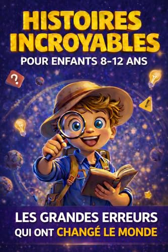 Histoires incroyables pour enfants curieux: Les découvertes les plus incroyables faites par erreur. Des histoires du monde pour apprendre, réfléchir et prendre confiance en soi – 8 à 12 ans