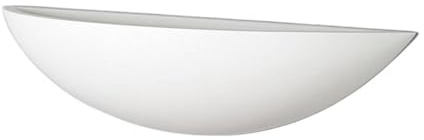 Lindby Vägglampa, vägglampa inomhus 'Guilia' (modern) i vit av gips för hall (1 lamor, E27) - Väggspots, väggspotlights, vägglampor sovrum/vardagsrum