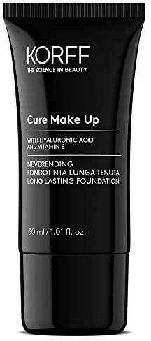 Korff Fondotinta Crema, Effetto Matt, Lunga Tenuta, Copertura Media - Alta, Formula Anti-età Idratante con acido ialuronico 01