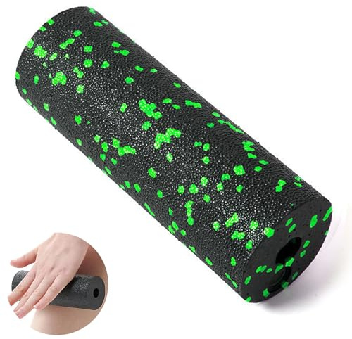 Faszienrolle Klein, Faszienrolle Für Füße, Mini Faszienrolle Fuß Massagegerät, Effektive Kleine Fitness-Rolle Für Die Selbstmassage, Für Unterwegs, Im Büro Oder Fitnessstudio (Schwarz Grün)