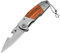 CPJJ Herren Klappbares Taschenmesser,Kompaktes Messer mit Flaschenöffner und Fangriemenöse,3-in-1 Taschenmesser mit Holzgriff