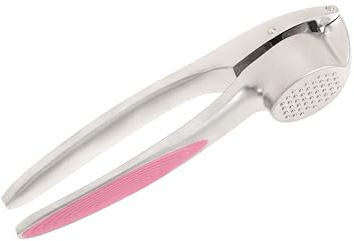 Wiltshire Colour Rush Garlic Press, Chrome Plated, Anti-Slip Soft Grip Handle, Kitchen Garlic Crusher, Press, Mincer, Heavy Duty, Strong and Durable, Easy to Use, Pink, 15.8x3.9x2.8cm