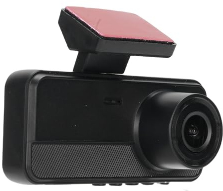 Goshyda Cámara de Tablero de Cámara de Automóvil Triple, 3 Canales 1080p con Conectividad WiFi, Tarjeta de 32 GB Incluida, LCD de 2 Pulgadas para una Fácil Gestión de Imágenes
