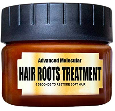 Fulltime (TM) Advanced Molecular Hair Roots Treatment, Keratina Tratamiento para el cabello Mascarilla Acondicionador nutritivo, Reparaciones Daños Cabello Raíz del cabello (A)